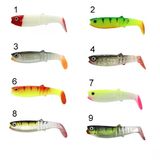 Captain 3569 Style Soft 10Cm 10Gr Levrek Turna Silikonu 5'Li Paket Silikon Yem