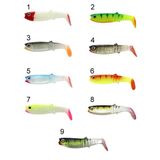 Captain 3569 Style Soft 10Cm Levrek Silikonu 5'Li Paket Suni Yem 9