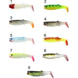 Captain 3569 Style Soft 10CM Levrek Silikonu 5li Paket Suni Yem