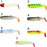 Captain 3569 Style Soft 8cm 5.4gr Levrek Turna Silikonu 5'li Paket Silikon Yem - No:6