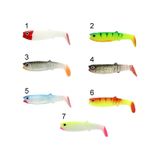 Captain 3569 Style Soft 8cm 5.4gr Levrek Turna Silikonu 5'li Paket Silikon Yem