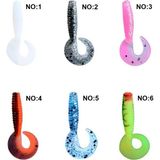 Captain 3572 Little Smart Soft 4cm 5 Li Paket Silikon Yem Iğnesiz - No:2