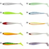 Captain 3587 Dagi Duck Shad 9cm 7gr Levrek Silikonu 5'li Paket Suni Yem 02