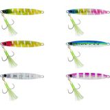 Captain 3629 Burneo Jigger 40GR Light Jig Suni Yem No : 13 - Zebra