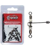 Captain 5126 Black-Nickel No:2x3 5'li Üçlü FIrdöndü