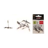Captain 5126 Üçlü Uzun T Fırdöndü 5 Adet Black Nikel - 8x10