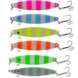 Captain 6150 Lüfer Kaşığı 28gr Zebra Glow 9cm 04