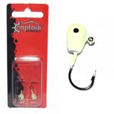 Captain 6443 Jig Head Pug Pug 0.9gr Micro Lrf Jig Head 2li Set - Glow