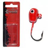 Captain 6444 1.7 gr 2'li Kırmızı Head Pug Pug Micro LRF Jig Head Jig İğne