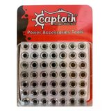 Captain 7633 8Mm Naturel Silikon Damla Göz 49'Lu Paket