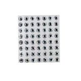 Captain 7633 Göz 8mm Naturel Silikon Damla Göz 49LU Paket - Standart