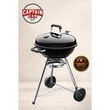 Captain Can Captain Can Grill Set&Go 47 Kömürlü Barbekü | Kömürlü Mangal ( Siyah )