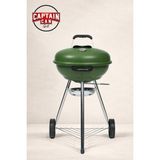 Captain Can Grill Set&Go 47 Kömürlü Barbekü I Kömürlü Mangal - Mat Yeşil