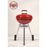 Captain Can Set&Go 47 Kömürlü Mangal I Kömürlü Barbekü ( Kırmızı )