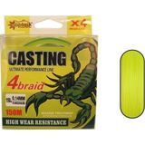 Captain Casting Pe 4 Kat Spin Ip Misina 0,06 mm 150 mt Sarı