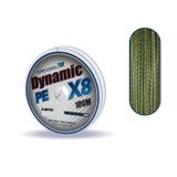 Captain Dynamic Soft Pe 8 Örgü İp 100 mt Yeşil 0.22 mm Misina