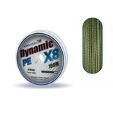 Captain Dynamic Soft Pe 8 Örgü İp Misina 100Mt Yeşil Standart 0.08 Mm