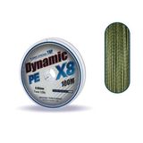 Captain Dynamic Soft Pe 8 Örgü İp Misina 100Mt Yeşil Standart 0.22 Mm