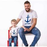 Captain First Mate Baba Oğul Giyim (Tekli Üründür Kombin Yapmak Için 2 Adet Sepete Ekleyiniz) - 4 Yaş - Beyaz