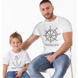 Captain First Mate Baba Oğul Zıbın (Tek Ürün Fiyatıdır Kombin Yapmak Için 2 Adet Sepete Ekleyiniz) - 13 - 14 Yaş - Beyaz