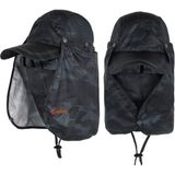 Captain Fisherman Style Cap Xy-00 Güneş ve Haşere Koruyuculu Gölgelikli Şapka - Tek Beden - Kamuflaj