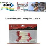 Captain Levrek Turna Silikonu Captaın Style Soft 8 cm 5’li Pk Renk :1