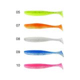 Captain Shad Tail Soft 10cm 4.7gr Levrek Silikonu 5li Paket Suni Silikon Yem