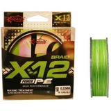 Captain X12 Power PE 12 Örgü Spin İp Misina 150mt Green White 0.20 mm