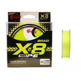 Captain X8 Power Pe 8 Örgü Spin İp Misina 150Mt Lemon Yellow Standart 0.14 Mm