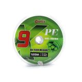 Captain X9 Megane Tech Pe 9 Örgü Spin İpi 125Mt Dark Green Standart 0.16 Mm