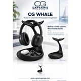 Captain's Garage Cg Kulaklık Standı- Dekor ( Balina Kuyruğu Temalı ) - Siyah