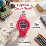 Captiva Alarmlı Kronometreli Çocuk Kol Saati - Renkli