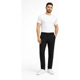 Captiva Italyan Kesim Comfort Fit Erkek Keten Pantolon - 7557 - Siyah - 33