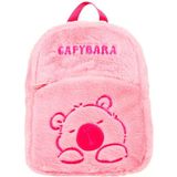 Capybara 5251 Pembe Peluş Anaokulu ve Günlük Sırt Çantası - Kız Çocuk
