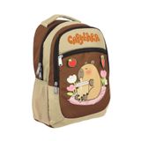 Capybara Erkek Çocuk Ilkokul Okul Sırt Çantası - Bej - Kahverengi - 5230