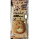 Capybara Figürlü 3 Bölmeli Kalemtraşlı Sukuşi Model Kalem Kutusu AD46461 - Açık Kahverengi