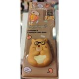 Capybara Figürlü 3 Bölmeli Kalemtraşlı Sukuşi Model Kalem Kutusu AD46461 - Kahverengi