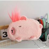 Capybara Kapibara Peluş Kalemlik Kalem Kutu Saçları Taranabilen 2ADET Yıldız ve Lastik Toka Tarak