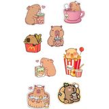 Capybara Sticker Telefon Laptop Notebook Tablet Defter Matara Stiker Etiket ST1677