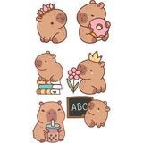 Capybara Sticker Telefon Laptop Notebook Tablet Defter Matara Stiker Etiket ST1765