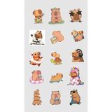 Capybara Sticker Telefon Laptop Notebook Tablet Defter Matara Stiker Etiket ST1782