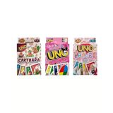 Capybara Uno + Kuromi Uno + Labubu Uno Oyun Kartları 3'Lü Set