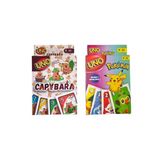 Capybara Uno Ve Pokemon Uno Oyun Kartları 2'Li Set