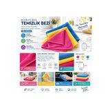 CAQA 2’li Baklava Desen Klasik Cam ve Temizlik Bezi, Mikro Fiber Bez. Gözlük Cam Bezi,