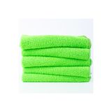 CAQA HOME 5'li Yeşil 40x40 Cm Mikrofiber Mutfak Ve Genel Temizlik Bezi, Mikro Fiber Bez - Cam, Araba