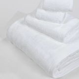 Caqqa Otel Havlu Takımı %100 Pamuk 3'lü Set El Yüz Banyo ve Ayak Havlusu - 1 Adet Banyo Havlusu, 1 Adet El Havlusu, 1 Adet Yüz Havlusu - Beyaz