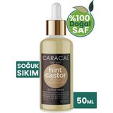 Caracal %100 Saf Doğal Hint Yağı Soğuk Sıkım Kaş Kirpik Sakal Tırnak Yüz Saç Bakım Yağı Damlalıklı 50 ML