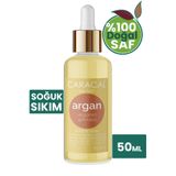 caracal 50ml %100 Saf ve Doğal Argan yağı Soğuk Sıkım Katkısız Cold Pressed Argania Spinosa Oil