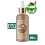 Caracal Doğal Tatlı Badem Yağı Soğuk Sıkım 50 ml Kaş Kirpik Saç Sakal