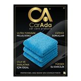 CarAda 3 Adet Pasta-cila Uygulama Ve Silme Mikrofiber Bez 40x40 Cm